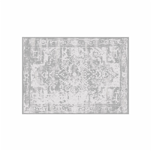 Korhani Montgomery Edwin Accent Rug with Antimicrobial Protection Perspective: front