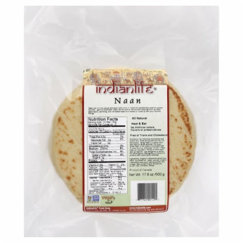 Indian Life Authentic Naan Perspective: front