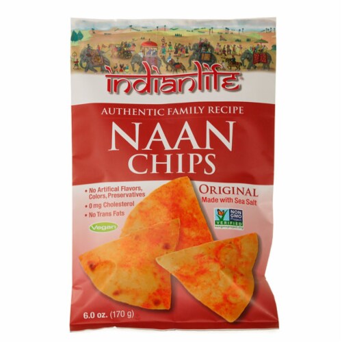 Indian Life® Naan Chips Perspective: front