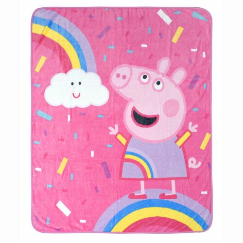 Peppa Pig Fleece Throw Blanket 60 x 80 inches 1 Kroger