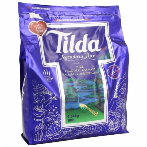 Tilda Legendary Rice, Pure Original Basmati, 10 Pound Perspective: front