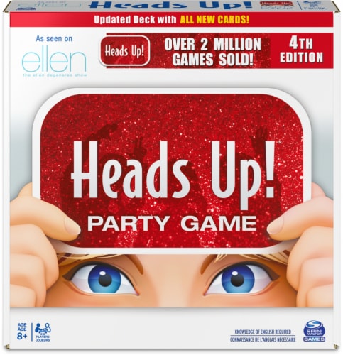 Spin Master Heads Up! Party Game Perspective: front