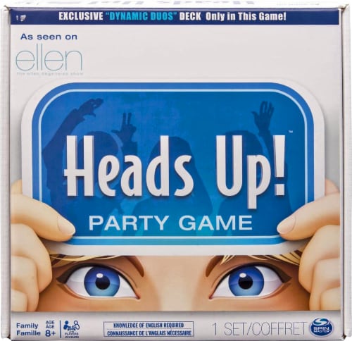 Spin Master Heads Up! Party Game Perspective: front