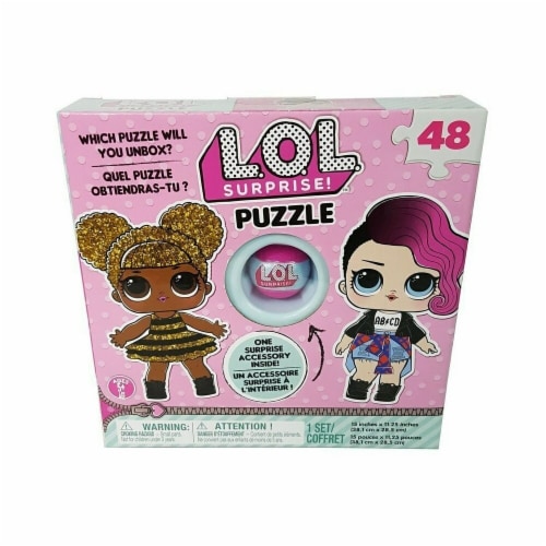 LOL Surprise Jigsaw Puzzle with Surprise Accessory - 48 Pieces, 1