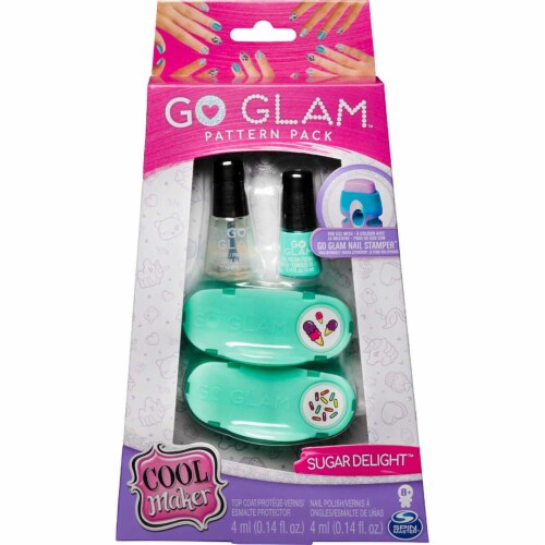 Go Glam Glitter Nails Refill Pattern Pack Sugar Delight 1 Kroger