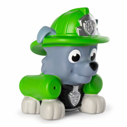 Nickelodeon Paw Patrol Moto Pups Rocky Bath Squirter Toy Perspective: front