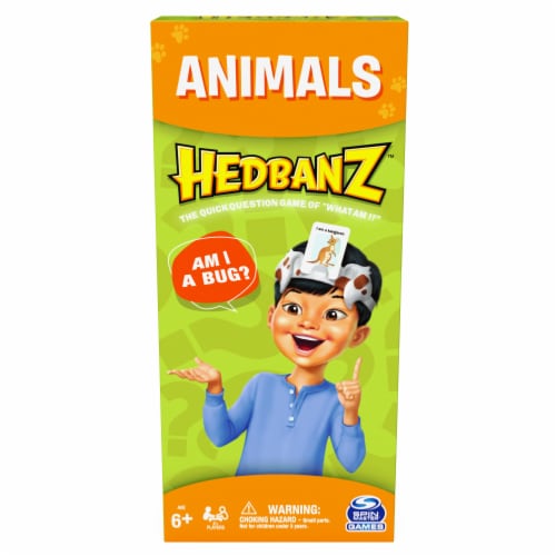 Hedbanz™ Animals Picture Guessing Card Game Perspective: front