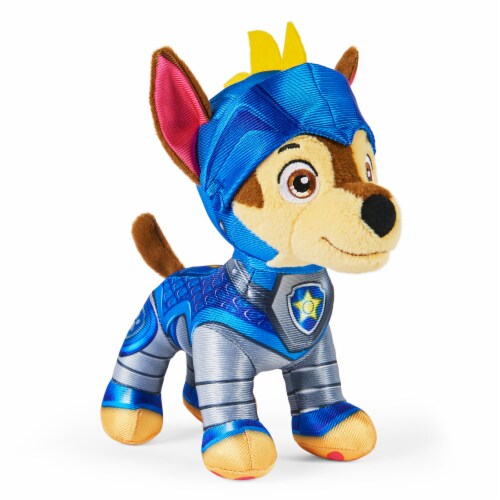 PAW Patrol Rescue Knights Chase Stuffed Animal Plush Toy, 8 in