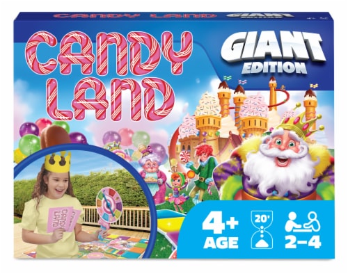 Giant Candy Land Indoor/Outdoor Classic Retro Party Board Game Perspective: front