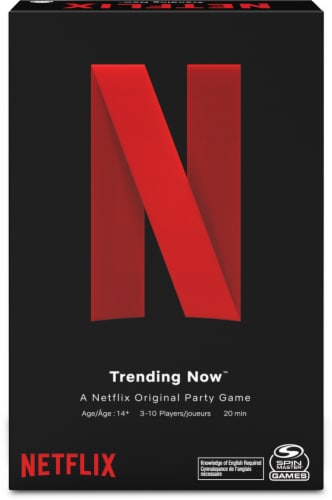 Spin Master Games® Netflix Trending Now™ Board Game Perspective: front