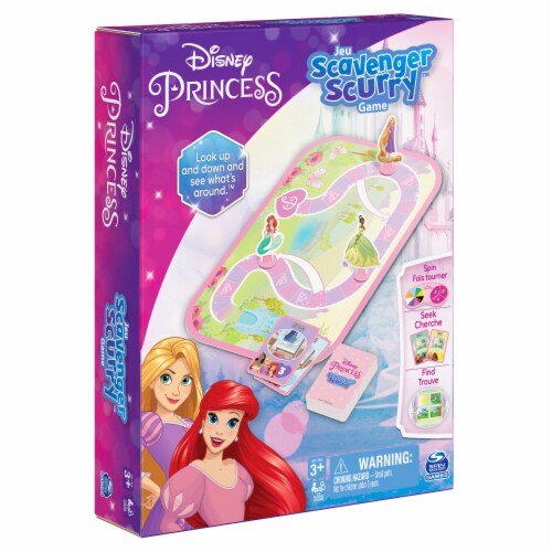 Crayola Disney Princess Scavenger Scurry Board Game Perspective: front