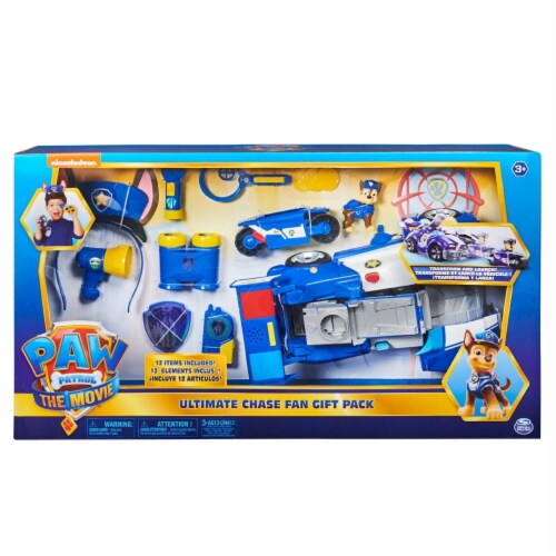 subtraktion Alabama ukuelige PAW Patrol, Ultimate Chase 12-Piece Fan Gift Pack w/ 2-in-1 Transforming  Toy Car, 1 unit - Baker's