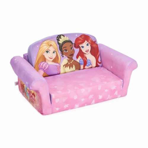 Marshmallow Furniture Kids 2-n-1 Flip Open Foam Compressed Sofa, Disney  Princess, 1 Piece - Kroger