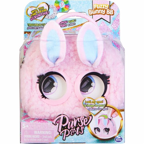 Purse Pets Micros - Fuzzy Bunny BB Perspective: front