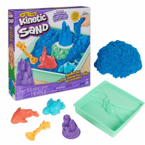 Kinetic Sand Blue Sand & Molding Sandbox Kit, 1 ct - Smith's Food and Drug