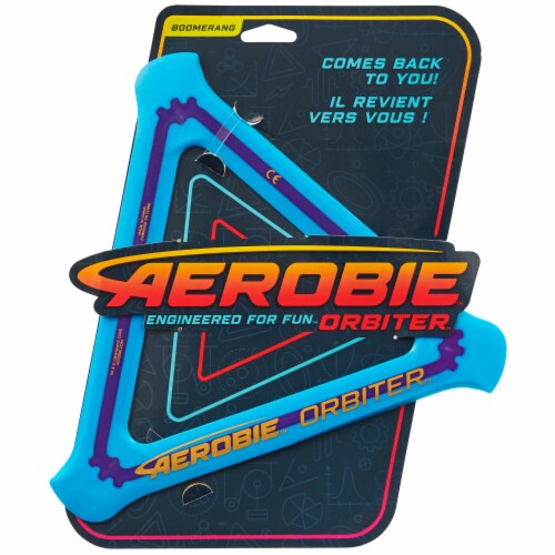 Aerobie Orbiter Boomerang - Blue Perspective: front