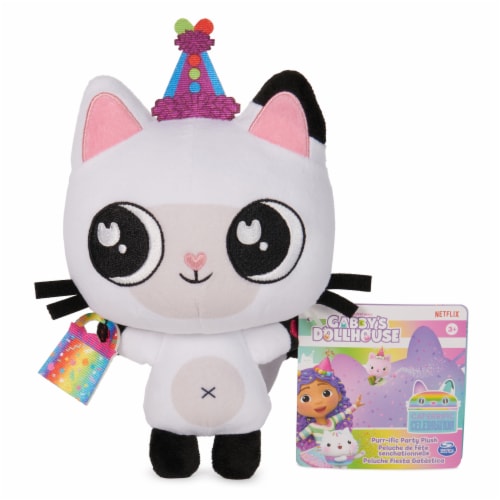 Gabby's DollhouseCelebration Series Pandy Paws Purr-ific Party Plush Perspective: front