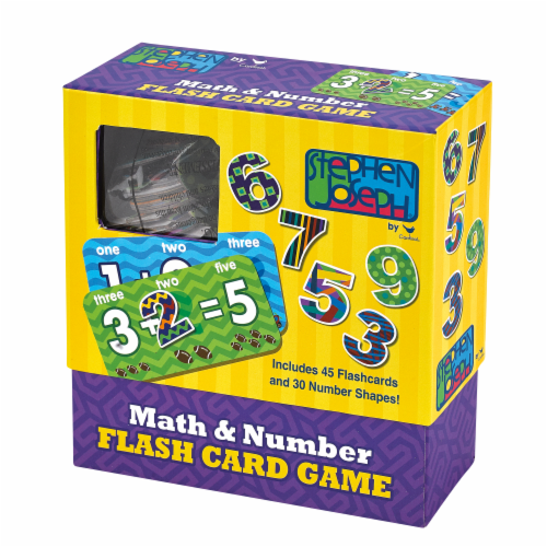 Cardinal Games Stephen Joseph Math & Number Flash Card Game Perspective: front