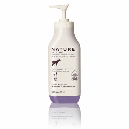 Nature By Canus Lavender Oil Goat Milk Creamy Body Lotion Perspective: front