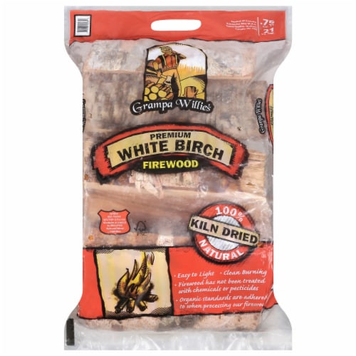Grampa Willie's White Birch Firewood Perspective: front