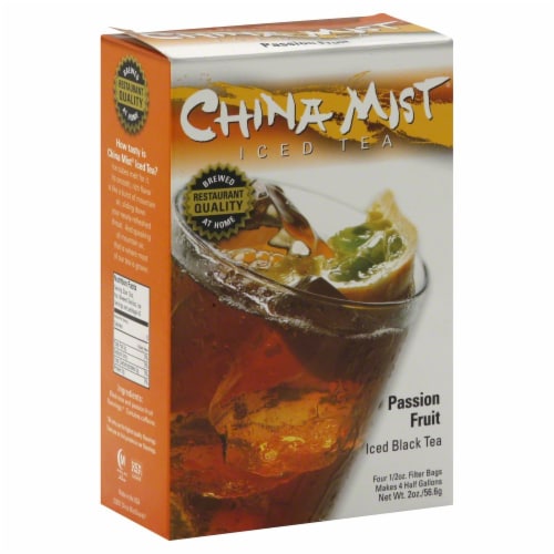 China Mist Passion Fruit Iced Tea Mix Perspective: front