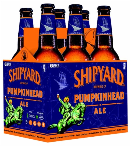 Shipyard Brewing Company Pumpkinhead Ale Perspective: front
