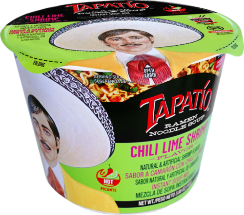 Tapatio® Chili Lime Shrimp Ramen Perspective: front