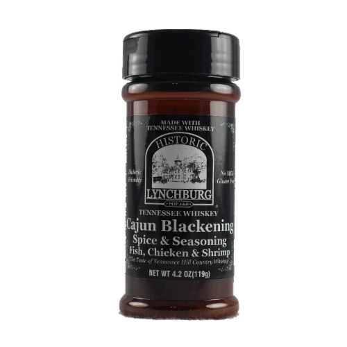 Historic Lynchburg Tennessee Whiskey Cajun Blackening Seasoning Perspective: front