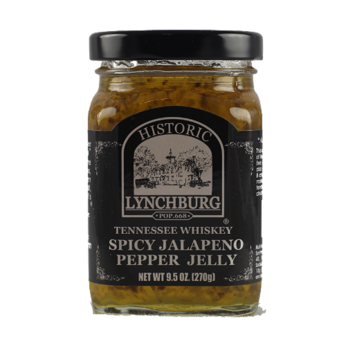Historic Lynchburg Spicy Jalapeno Pepper Jelly Perspective: front