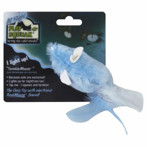 Play N' Squeak Twinkle Mouse Toy Perspective: front