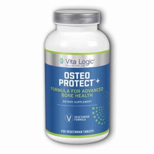 Vita Logic® Osteo Protect Plus Tablets Perspective: front
