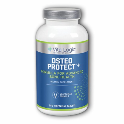 Vita Logic® Osteo Protect Plus Tablets Perspective: front