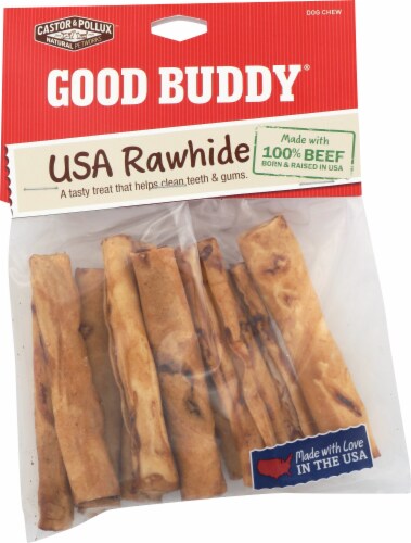 Castor & Pollux Good Buddy Rawhide Mini Roll Dog Chews Perspective: front