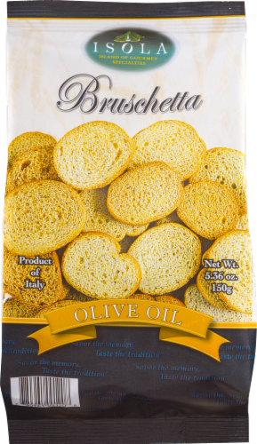 Isola Olive Oil Bruschetta Perspective: front