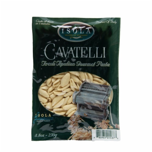 Isola Italian Premium Cavatelli Fresh Gourmet Pasta Perspective: front