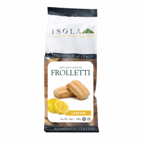 Isola Italian Premium Lemon Frolletti Cookies-6 Pack Perspective: front