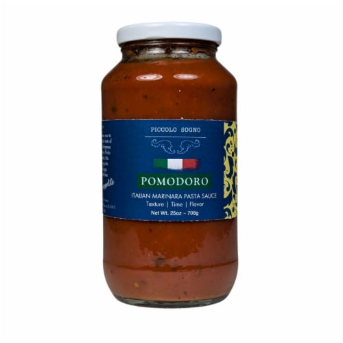 Piccolo Sogno Pomodoro Italian Marinara Pasta Sauce Perspective: front