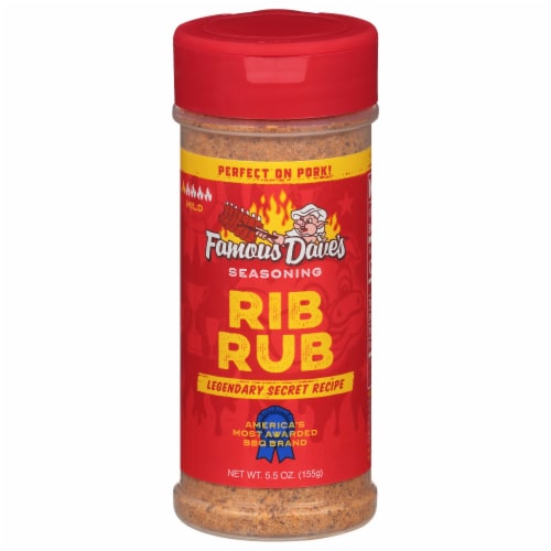 Famous Dave's® Mild Rib Rub Seasoning Perspective: front