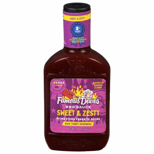 Famous Dave's® Sweet & Zesty BBQ Sauce Perspective: front