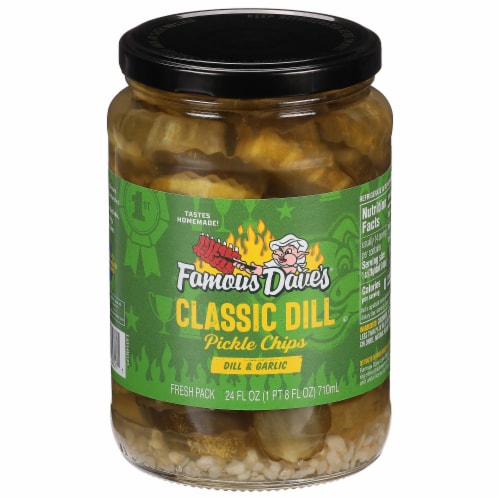 Famous Dave's® Classic Dill Pickle Chips Perspective: front