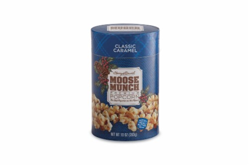 Harry & David Moose Munch Classic Caramel Premium Popcorn Perspective: front