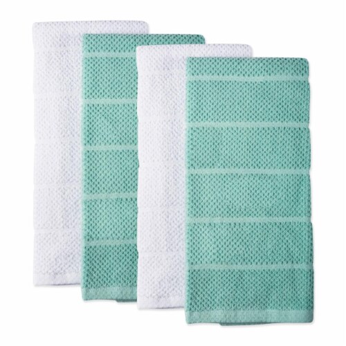 Assorted Aqua Basic Chef Terry Dishtowel Set - Set of 4, 1 - Smith's Food  and Drug