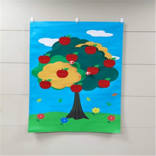 47.2 x 27.5 in. Apple Target Toss Game Perspective: front