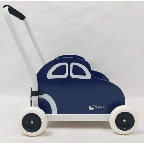 Musical Car Toddler Walker - Blue Perspective: front