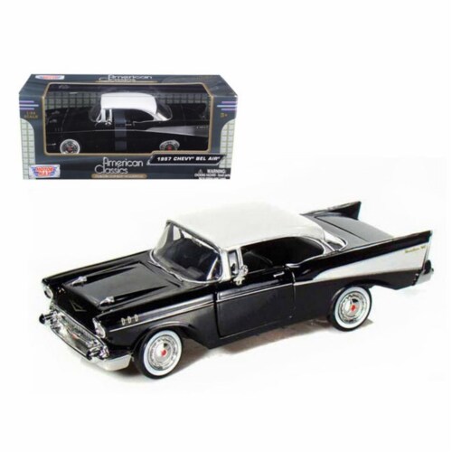 1957 Chevrolet Bel Air Black 1 24 Diecast Car Model 1 Pick n Save