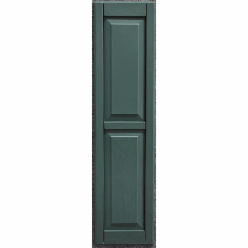 9 X 27 In. Louvered Exterior Decorative Shutters, White