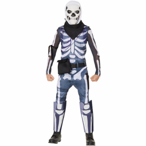 Fortnite Skull Trooper Child Costume, Extra Large Perspective: front