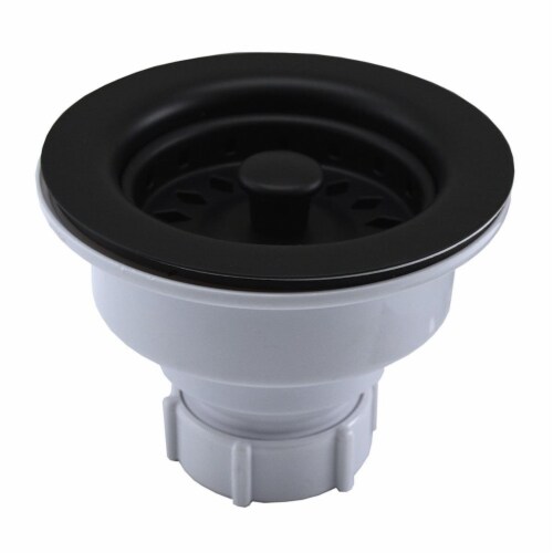 Black Basket Strainer Perspective: front
