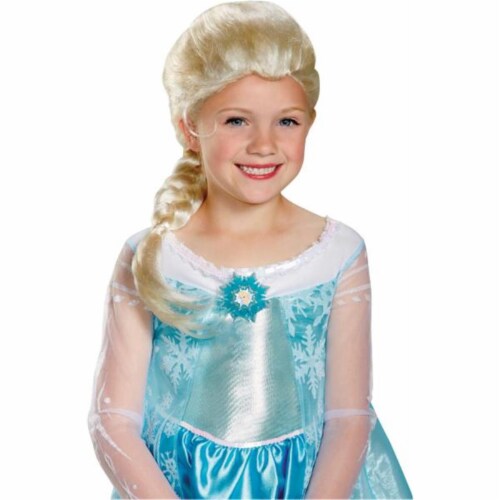 Frozen S Elsa Wig Child Costume Perspective: front