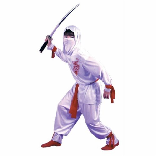 White Ninja Deluxe - Child Small Perspective: front